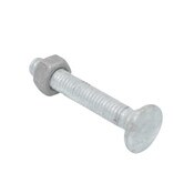 Bolt & Nut C/H Gal M10
